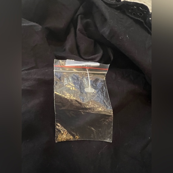 New Nasty Gal Black Sequined Skirt Size S - Picture 7 of 8